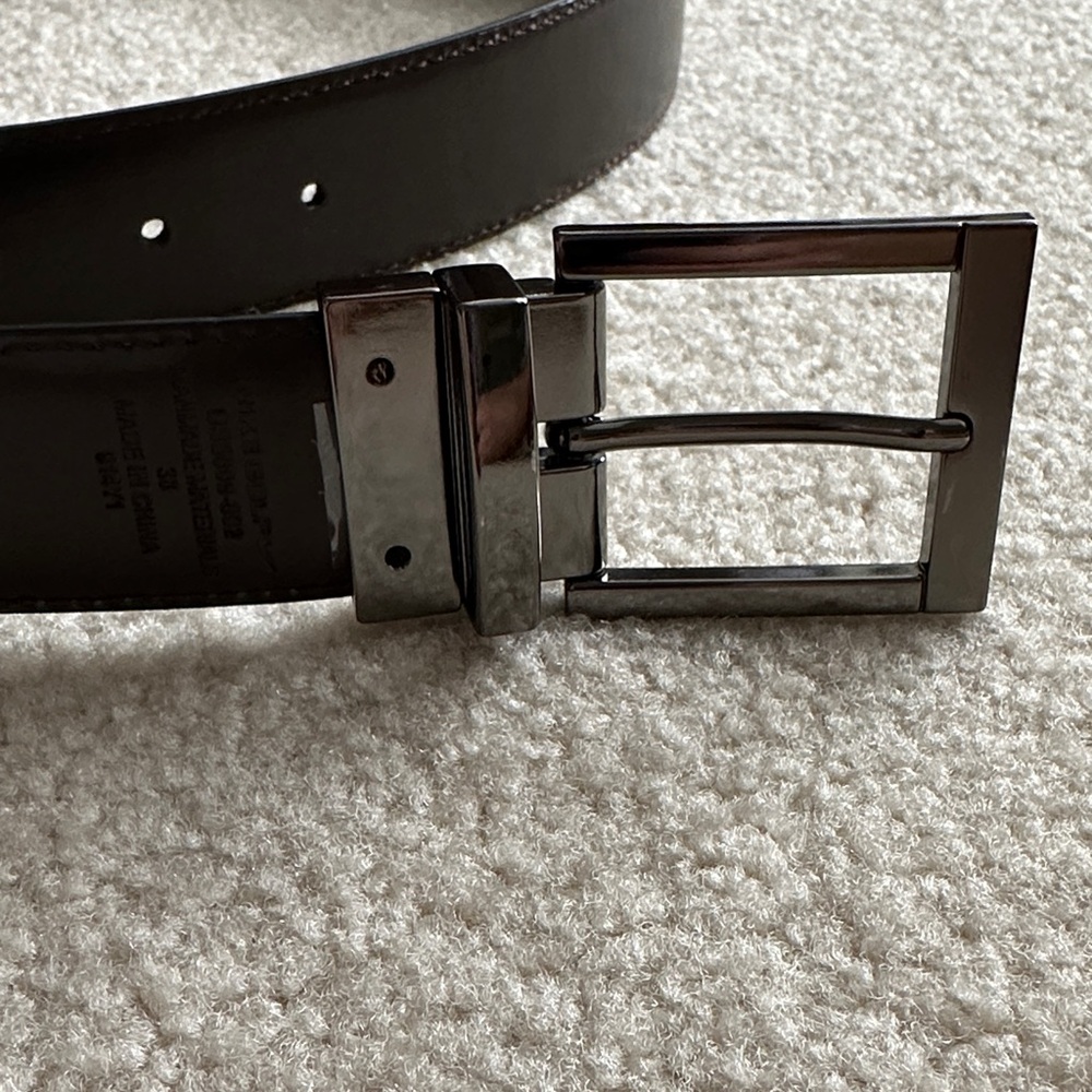 Men's Nike Golf reversible Black/ Brown Leather Belt